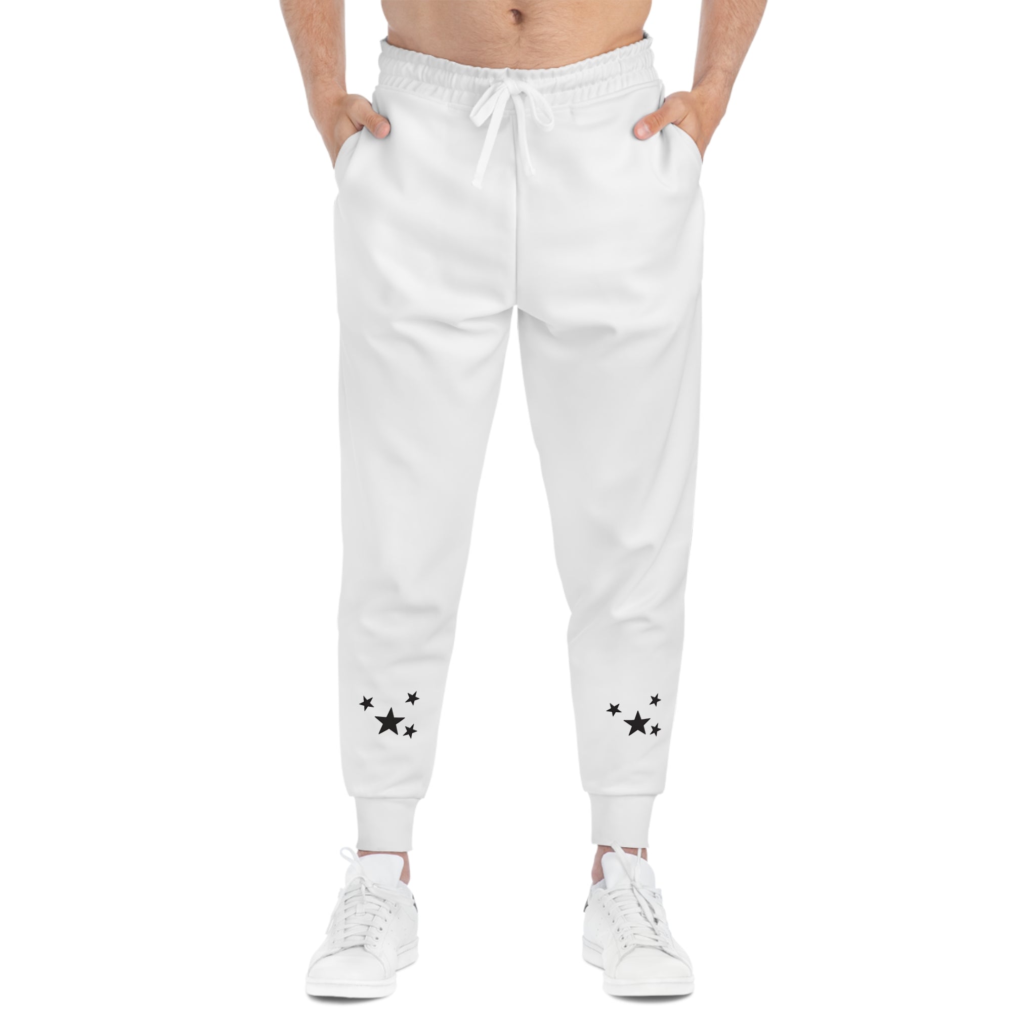 Stylish Cotton Athletic Joggers with Bold Print