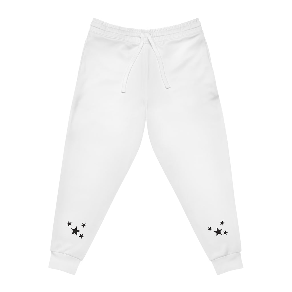 Stylish Cotton Athletic Joggers with Bold Print
