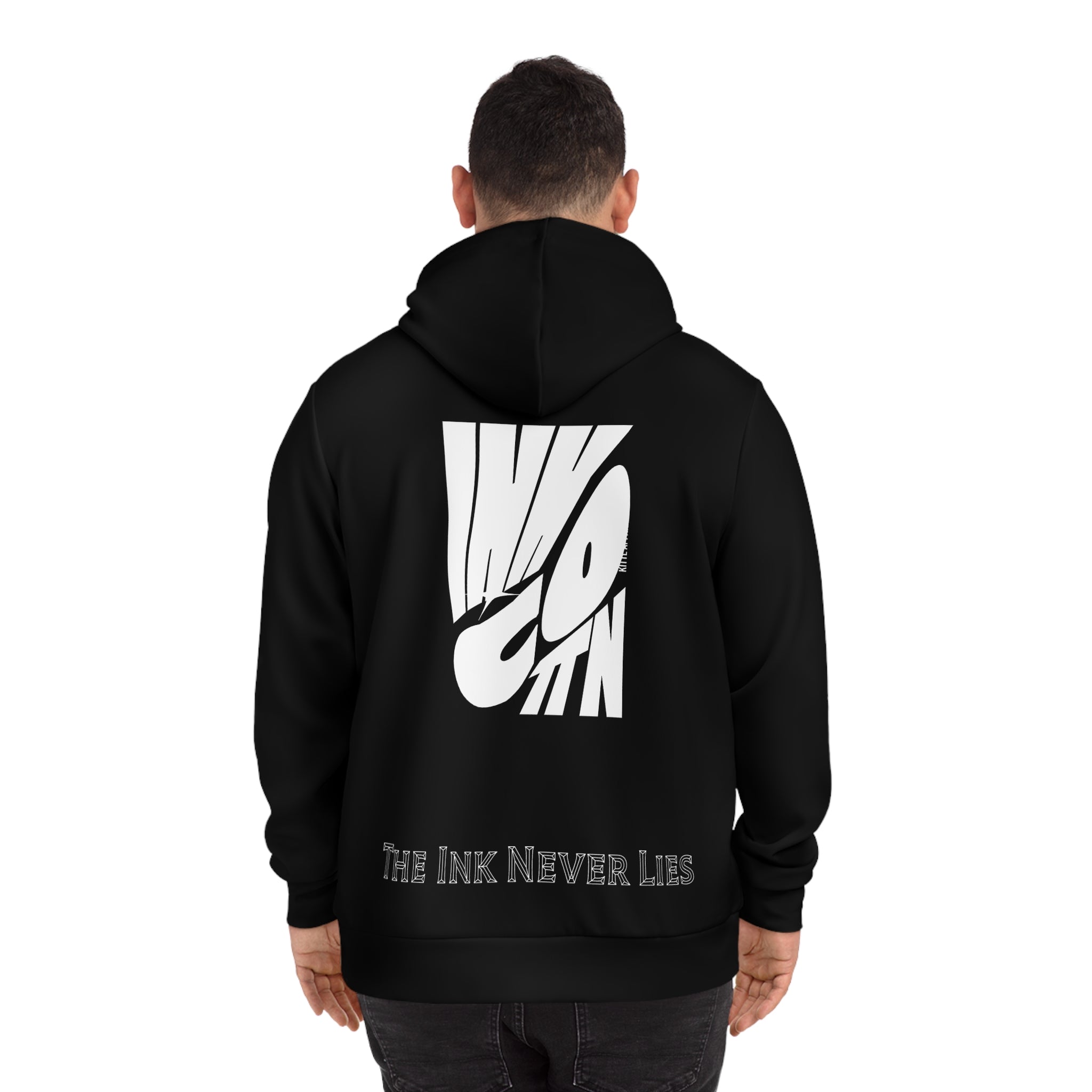 Graphic Hoodie — "The Ink Never Lies" Minimal Logo Streetwear