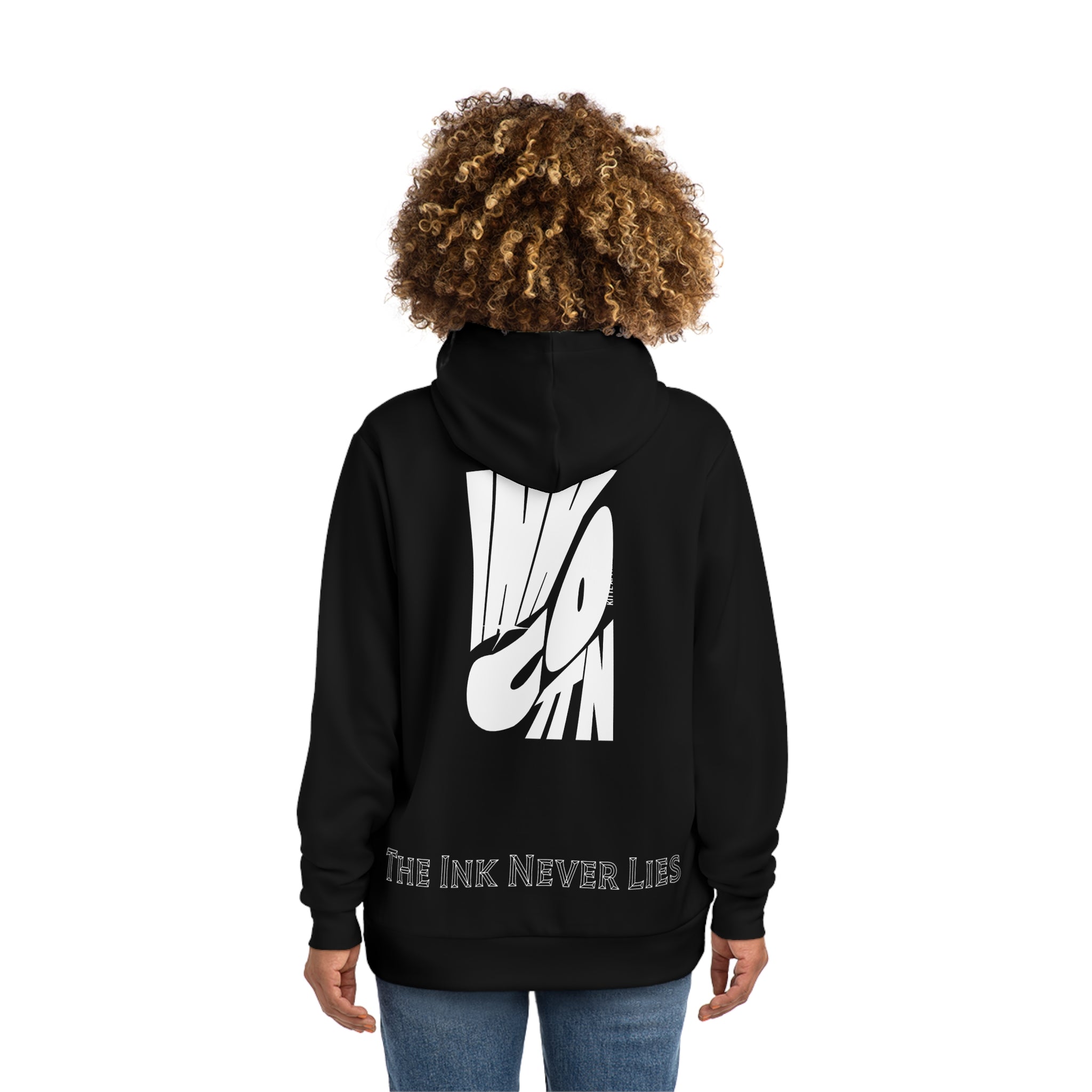 Graphic Hoodie — "The Ink Never Lies" Minimal Logo Streetwear