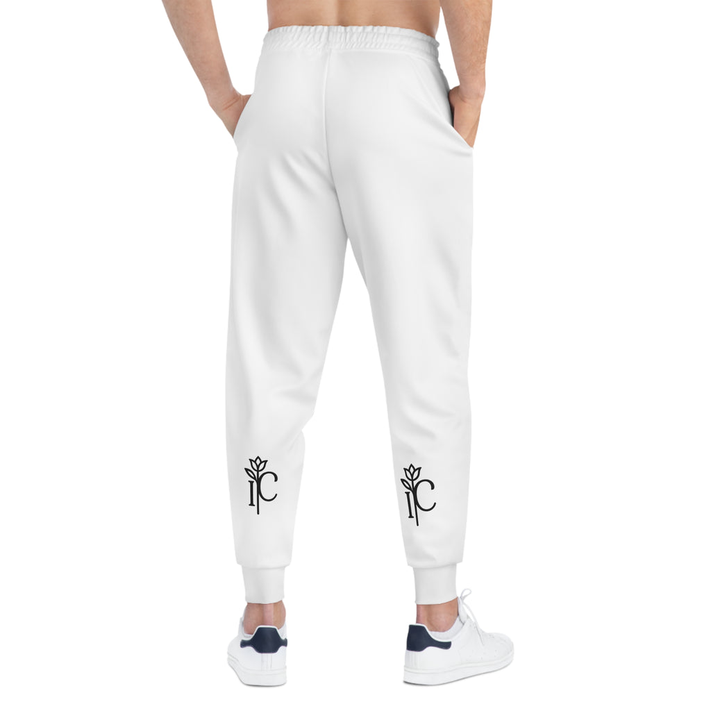 Stylish Cotton Athletic Joggers with Bold Print