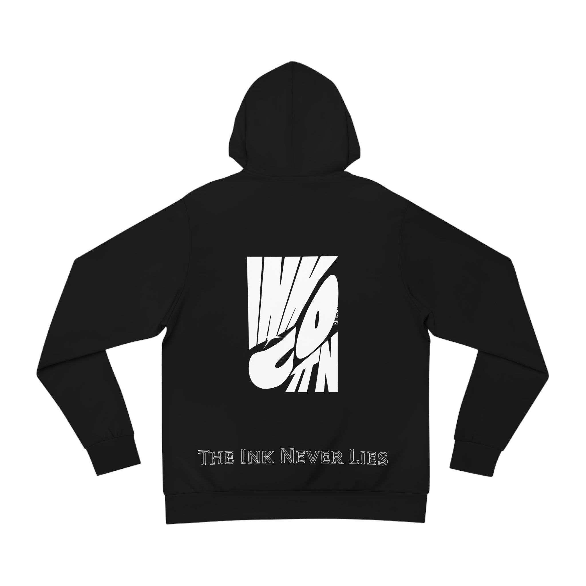 Graphic Hoodie — "The Ink Never Lies" Minimal Logo Streetwear