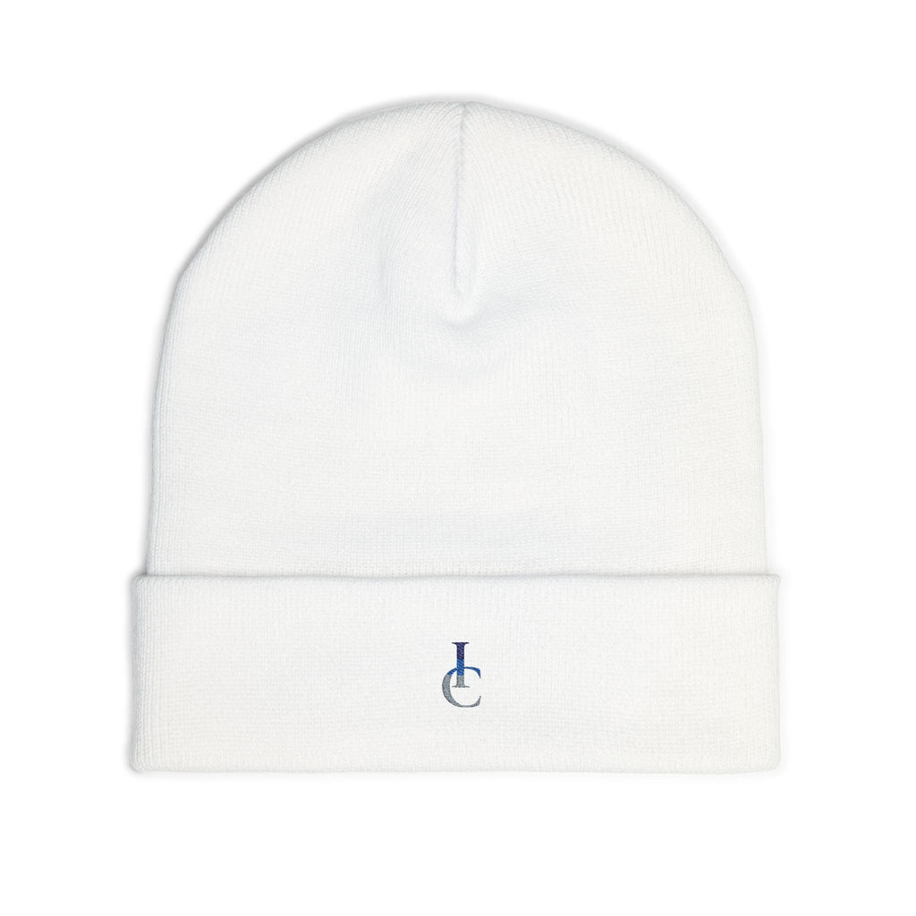 Ink&Cotton/Embroidered Knit Beanie | Cozy Winter Hat