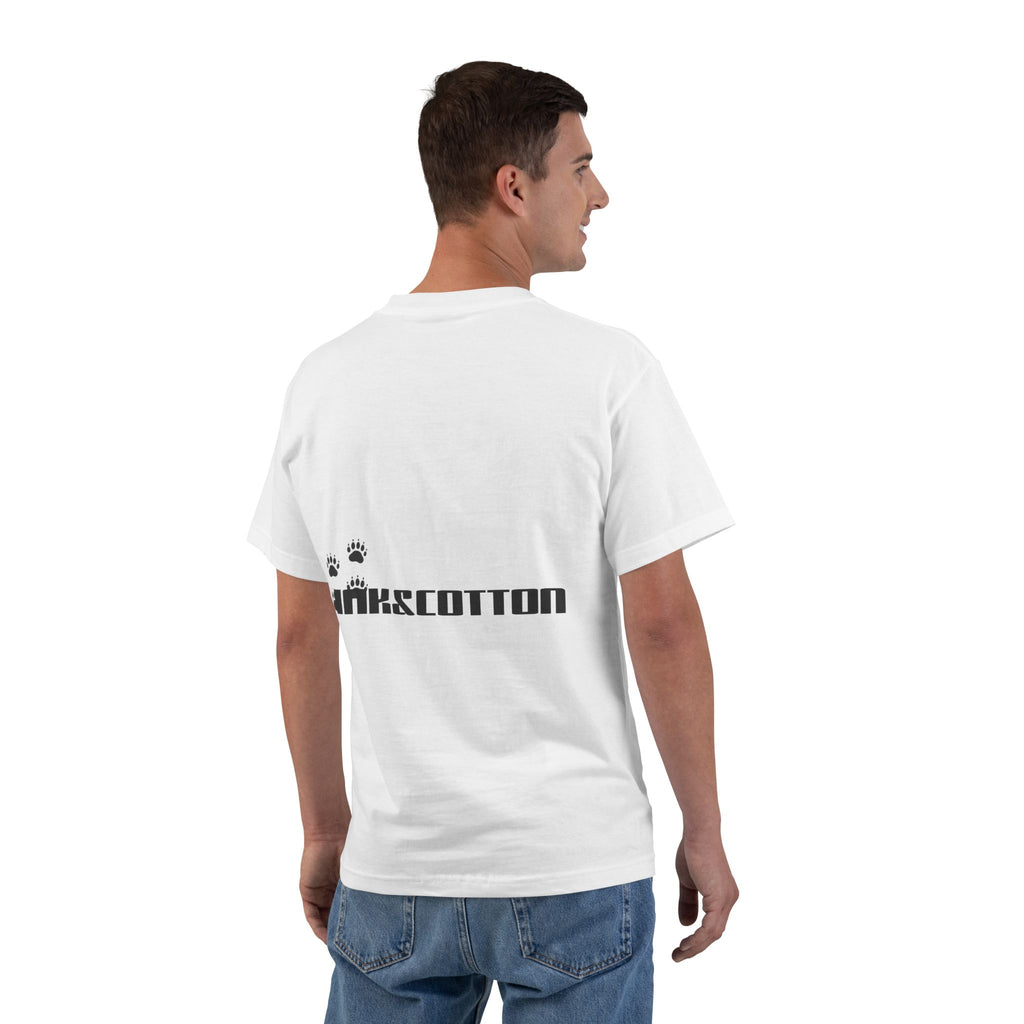 Panda Logo Beefy Short-Sleeve T-Shirt — Casual Graphic Tee with Back Text