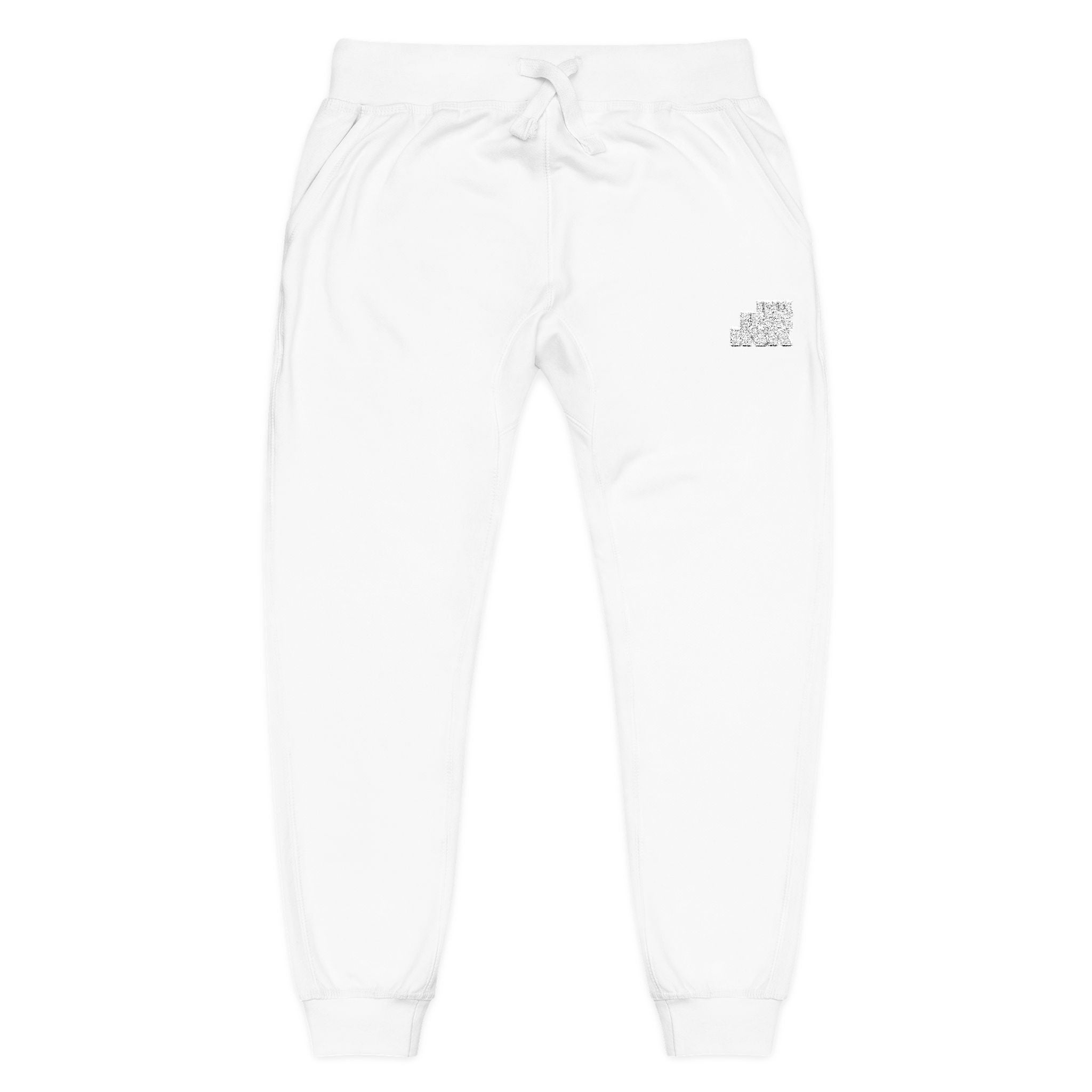 Ink&Cotton/Cozy Unisex Embroidered Fleece Sweatpants for Relaxation and Comfort